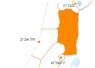 מיקום של האיזור על גבי מפה