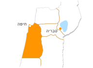 מיקום של האיזור על גבי מפה